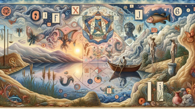 Numero 61 della Smorfia napoletana, 'o cacciatore, segno Pesci. &copy; Immagine creata con Dall-E