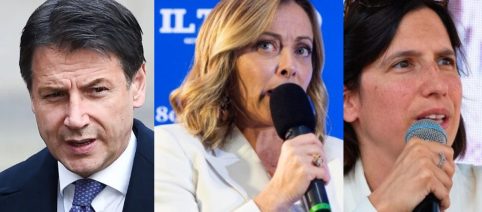 Sondaggi politici: salgono sia FdI che PD, male il M5s