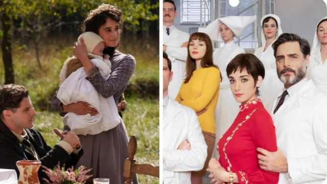 In foto i protagonisti di Prima di noi e Cuori 3 @ Rai