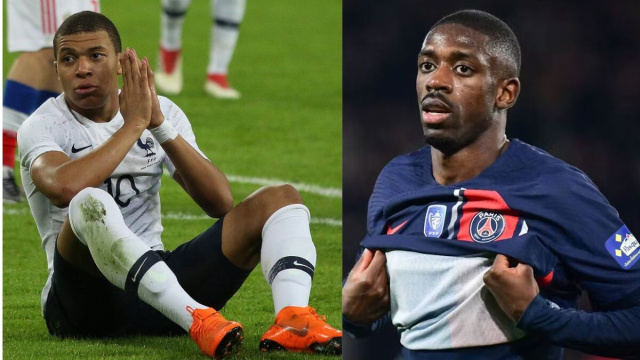 Kylian Mbapp&eacute; e Ousmane Demb&eacute;l&eacute; (Licenza Creative Commons 4.0)