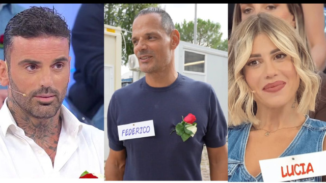 Mario Cusitore, Federico Mastrostefano e Lucia &copy; Canale 5.