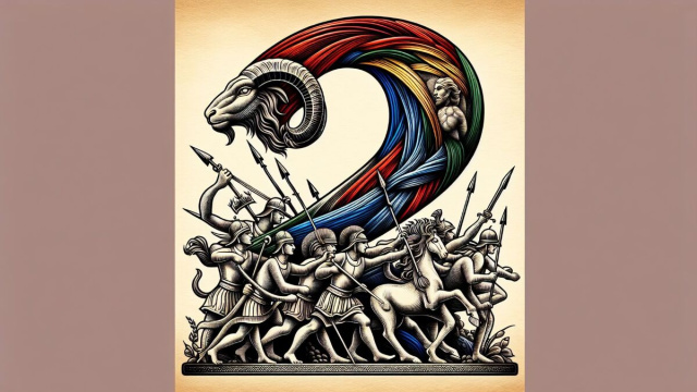 Numero 12 della Smorfia napoletana, 'e surdate per Ariete. &copy; Immagine creata con Dall-E