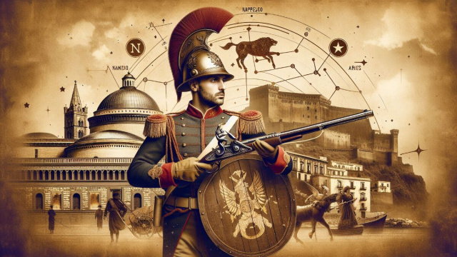 Numero 12 della Smorfia napoletana, 'o surdate. &copy; Immagine creata con Dall-E