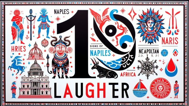 Numero 19 della Smorfia napoletana, 'a resata, interpretato per l'Ariete. &copy; Immagine creata con Dall-E