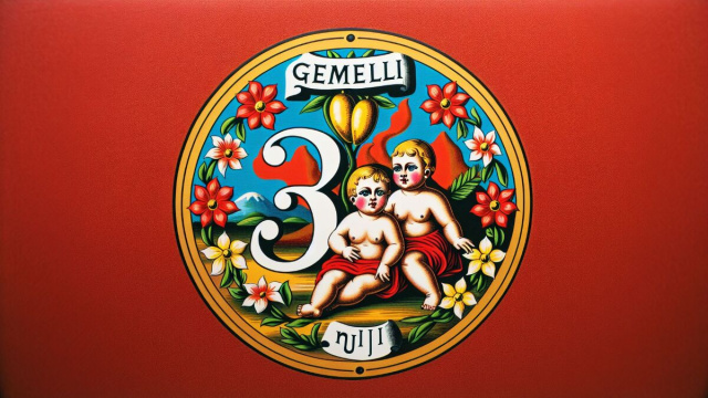 Numero 33 della Smorfia napoletana, gli anni di Cristo per i Gemelli. &copy; Immagine creata con Dall-E