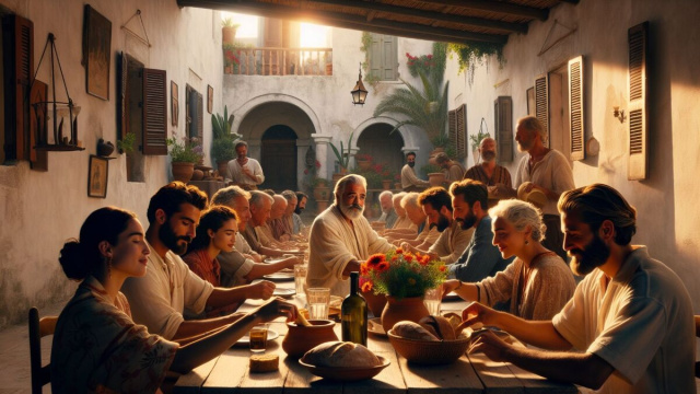 Numero 50 della Smorfia napoletana, 'o ppane, Leone. &copy; Immagine creata con Dall-E