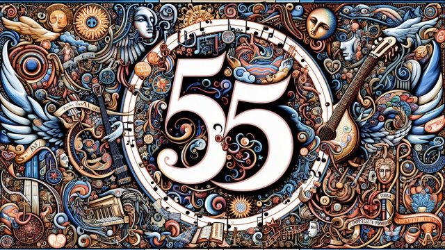 Numero 55 della Smorfia napoletana, la musica per la Vergine. &copy; Immagine creata con Dall-E