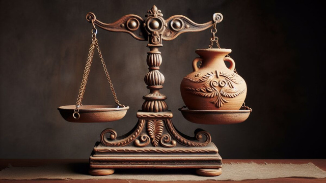 Numero 7 della Smorfia napoletana, &lsquo;o vasetto. &copy; Immagine creata con Dall-E