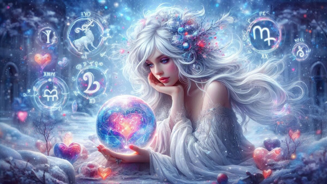 Oroscopo e amore generato con &copy; AI Copilot