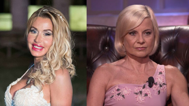 Valeria Marini e Antonella Elia (Wikimedia Commons).