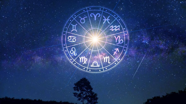 Immagine astratta della ruota dei segni