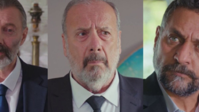 Nezir, Suat e Munir de La forza di una donna &copy; Mediaset.