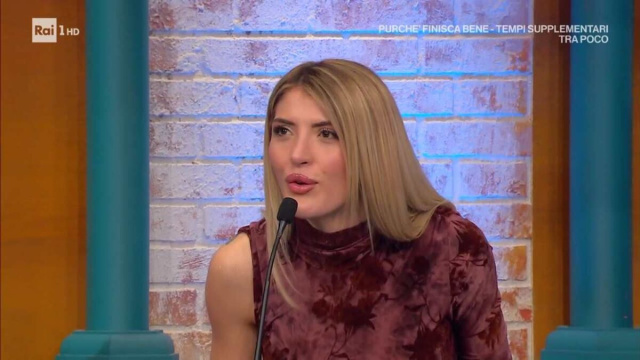 Sara Pireddu, la pacchista sarda di Affari Tuoi - screenshot Raiplay.it