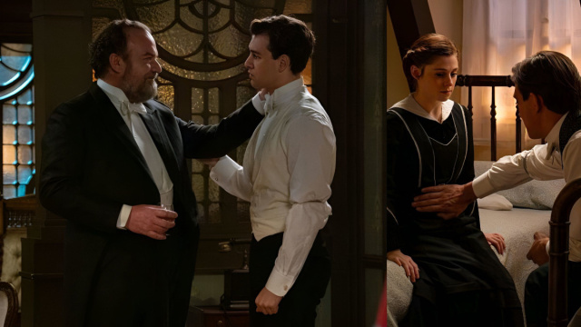 Alonso, Curro, Maria e Carlo - screenshot &copy; La Promessa.