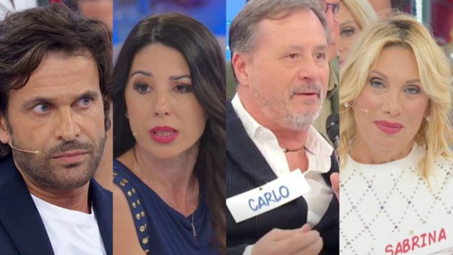 Alessio, Rosanna, Carlo e Sabrina - screenshot &copy; Canale 5