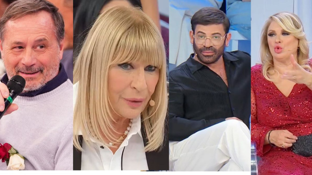 Carlo, Gemma Galgani, Gianni Sperti e Tina Cipollari &copy; Canale 5.