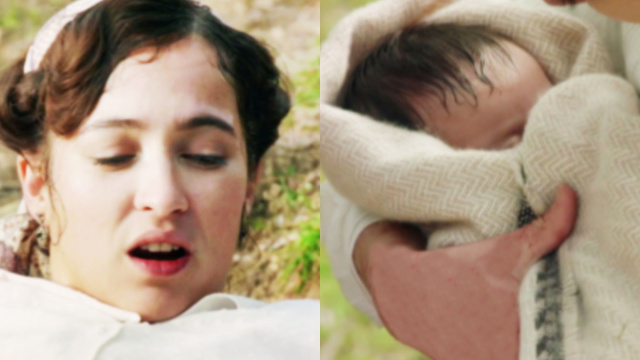 Catalina e la prima figlia &copy; La Promessa