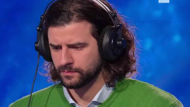 Francesco, il campione de L'Eredit&agrave; impegnato nella Ghigliottina - screenshot Rai