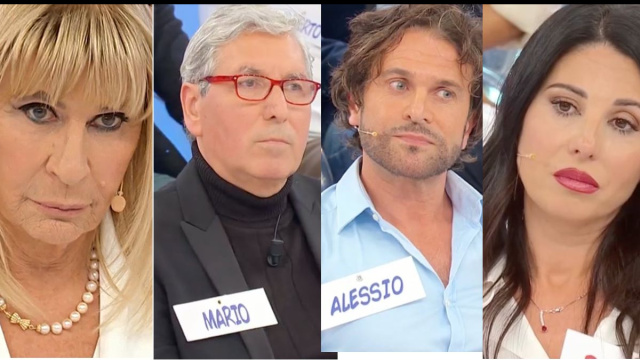 Gemma Galgani, Mario Lenti, Alessio Pili Stella e Rosanna Siino &copy; Canale 5.