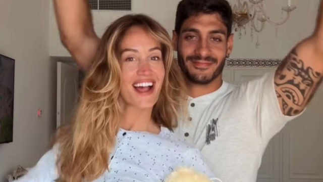 Helena Prestes e Javier Martinez &copy; Instagram.