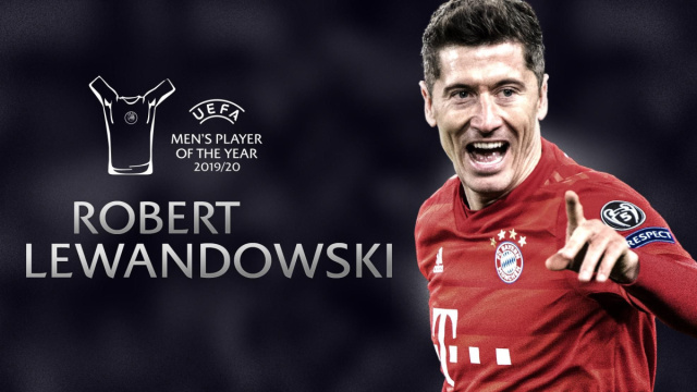 Lewandowski con la maglia del Bayern nel 2019/20 &copy; Creative Commons