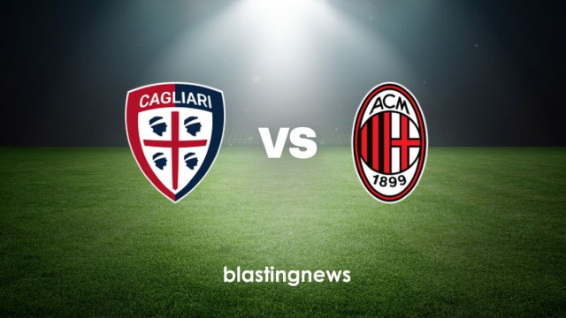 I loghi di Cagliari e Milan. &copy; Blasting News