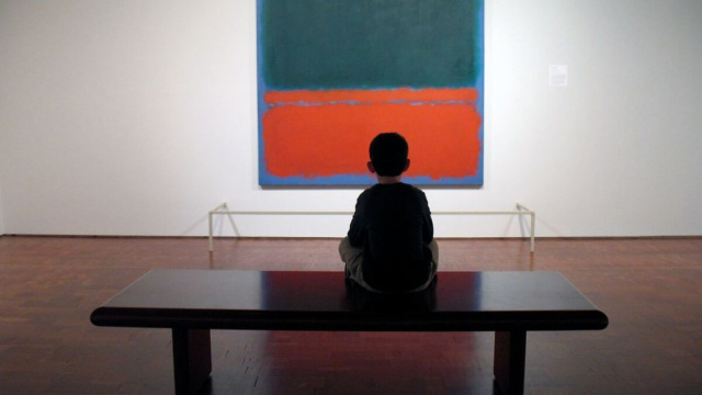 Mark Rothko, green red blue (Flikr).