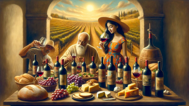 Numero 45 della Smorfia napoletana, vino buono per l'Ariete. &copy; Immagine creata con Dall-E