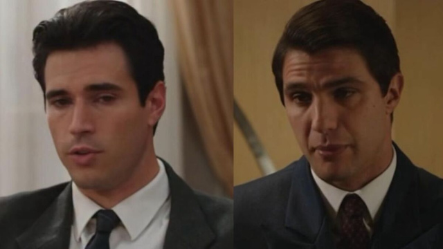 In foto Marcello e Matteo &copy; Rai 1