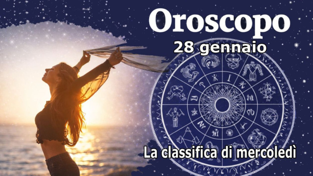 Locandina per l'oroscopo di mercoled&igrave; 28 gennaio - &copy; Copilot IA.