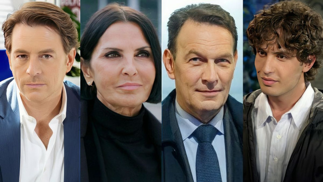 Flippo, Marina, Roberto e Vinicio &copy; Un Posto al Sole Rai