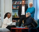 Whoopi Goldberg e Nunzia Schiano &copy; Un Posto al Sole Rai