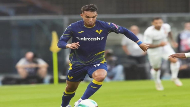 Giovane Santana do Nascimiento (23) vicino al trasferimento al Napoli dall'Hellas Verona. (Foto: Instagram Giovane Santana do Nascimiento)