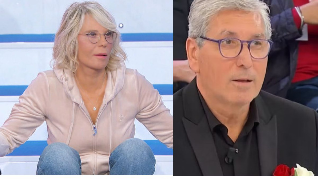 Maria De Filippi e Mario Lenti &copy; Canale 5.