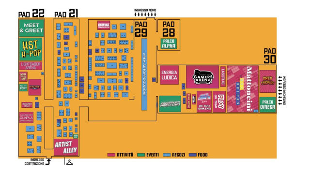 Nerd Show Bologna 2025. La mappa ufficiale e le info utili &copy; Creative Commons