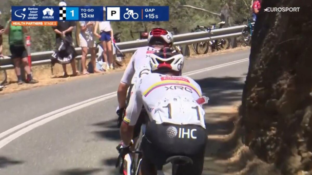 Vine e Narvaez in fuga - &copy; Screenshot Eurosport