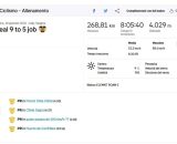 L'allenamento di Paul Seixas - &copy; Strava Paul Seixas