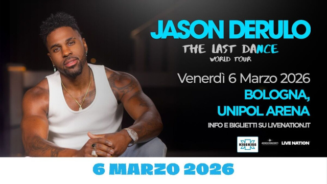 6/03/2026  JASON DERULO  Unipol Arena &copy; Creative Commons