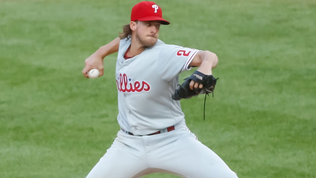 Aaron Nola, Philadelphia Phillies pitcher (Wikimedia Commons).