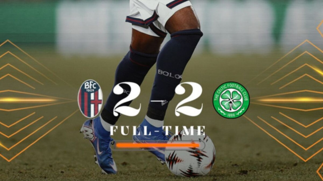 Bologna Celtic 2-2 (Instagram).