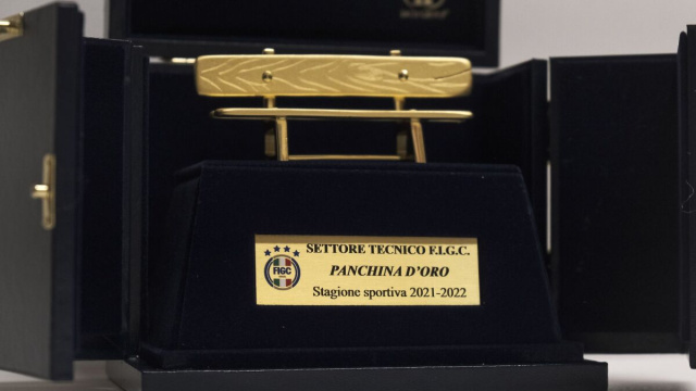 Il premio Panchina d'Oro della stagione 21/22 (FIGC).