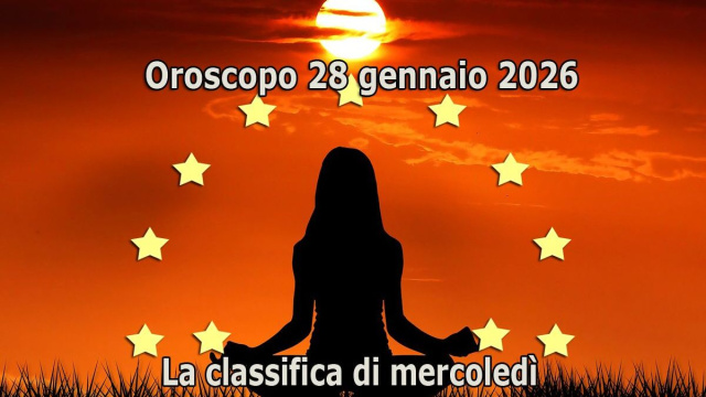 Locandina per l'oroscopo di mercoled&igrave; 28 gennaio 2026 - &copy; Roberta Carsoli.