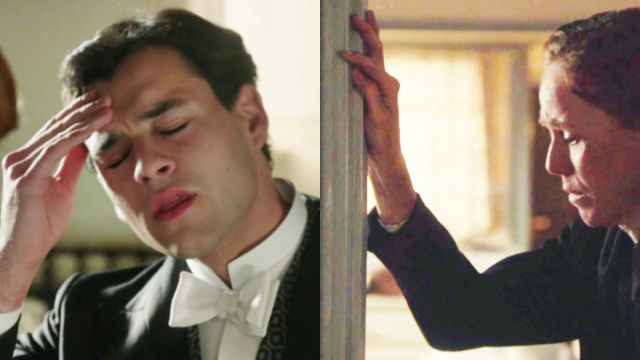 Curro e Pia in scena © La Promessa