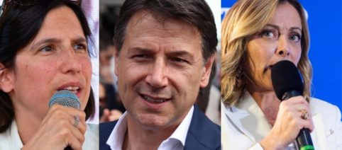Sondaggi politici: salgono FdI e PD, male il M5s