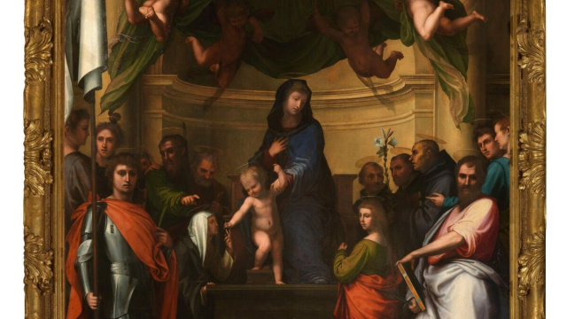 La 'Pala Pitti' di Fra Bartolomeo  Gallerie degli Uffizi &copy; Creative Commons