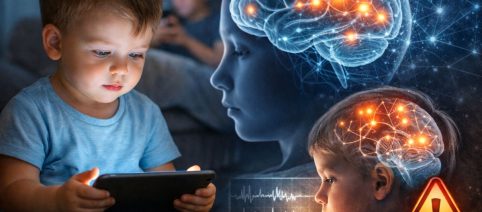 Schermi nella prima infanzia: uno studio li collega a cambiamenti cerebrali e ansia
