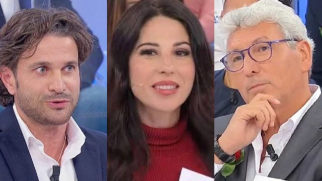 Alessio, Rosanna e Mario - screenshot &copy; Canale 5
