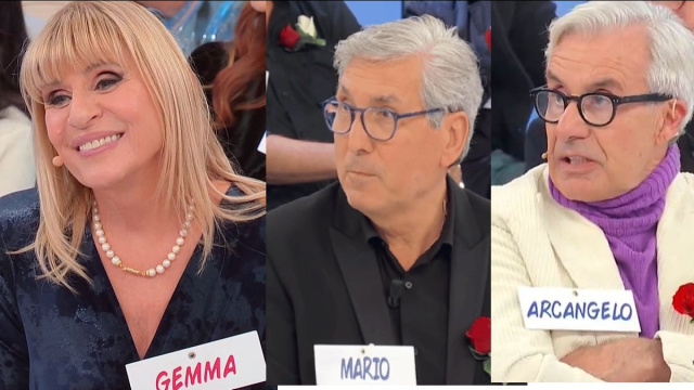 Gemma Galgani, Mario Lenti e Arcangelo Passirani &copy; Canale 5.