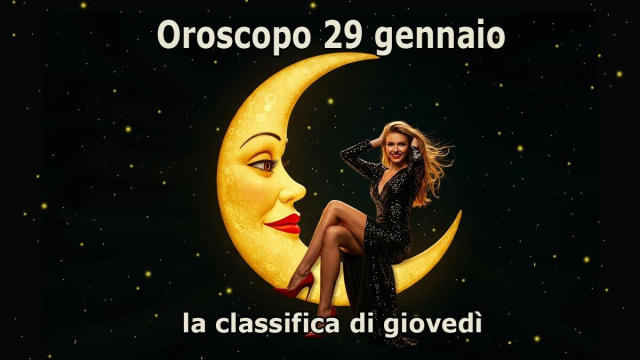 Locandina per l'oroscopo di gioved&igrave; 29 gennaio - &copy; Gemini IA.