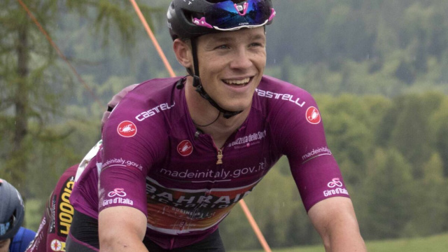 Milan in maglia ciclamino al Giro d'Italia 2023